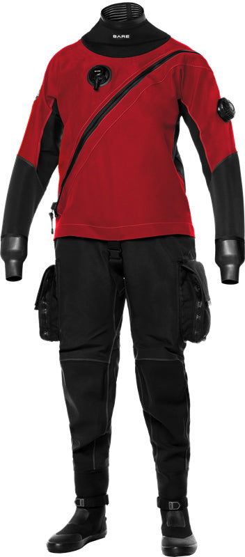 X-MISSION EVOLUTION - MADE TO ORDER - BLK, RED, CCO Men's Drysuit-Aquatic Sports